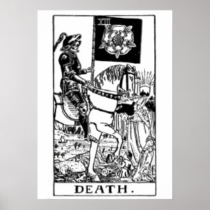 Death Tarot Wall Art Poster