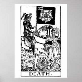 Death Tarot Wall Art Poster