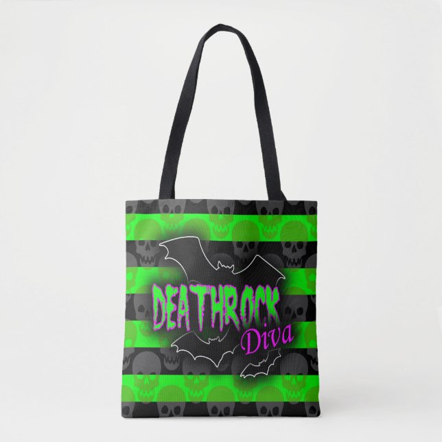 Deathrock Diva Tote Bag (Frente)