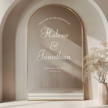 Decal de Espelho de Sinal de Boas-vindas do Casame