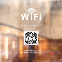 Decal de WiFi | Exposição de Rede para Escritório 