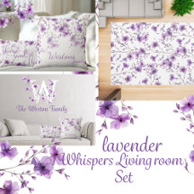 Decal do Monograma Floral Personalizado - Oeste