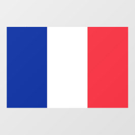 Decal do pavimento com pavilhão da França