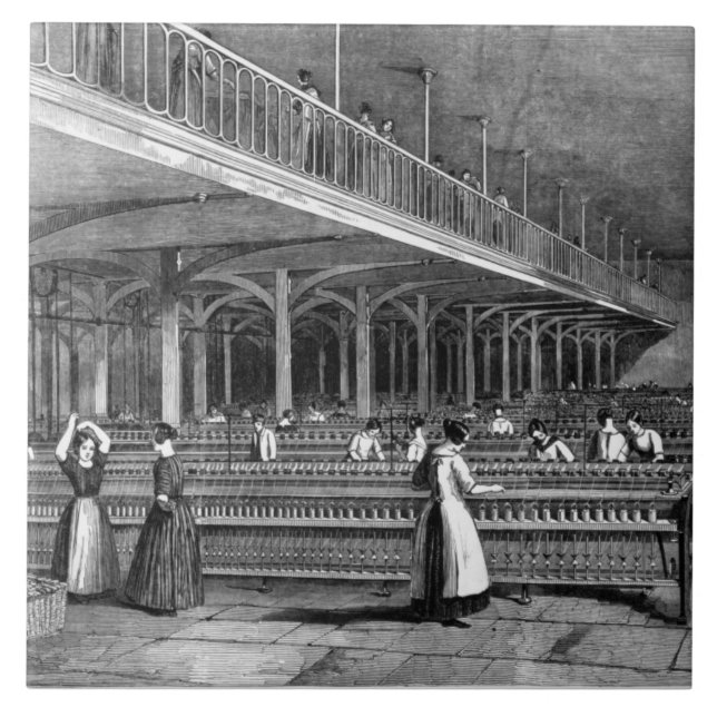 Decano Moinho - a sala de duplicação, 1851 (litho) (Frente)