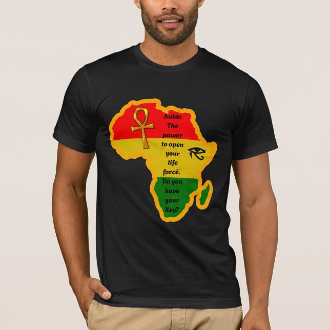 Décima Sétima Camisa De Poder Da Anca Africana (Frente)