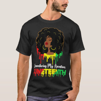 Décima Sétima Camisa Mulheres Africanas Negras Ame