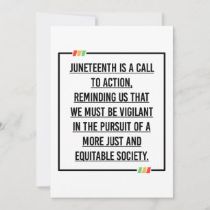 Décimo Junho, Liberdade da Afro-Americana. Convite