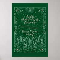 Décimo primeiro dia da Poster de Natal 24x36