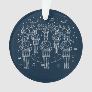 Décimo segundo dia de Natal Azul de Ornamento Acr