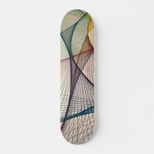 Deck de Skate Abstrato Geométrico