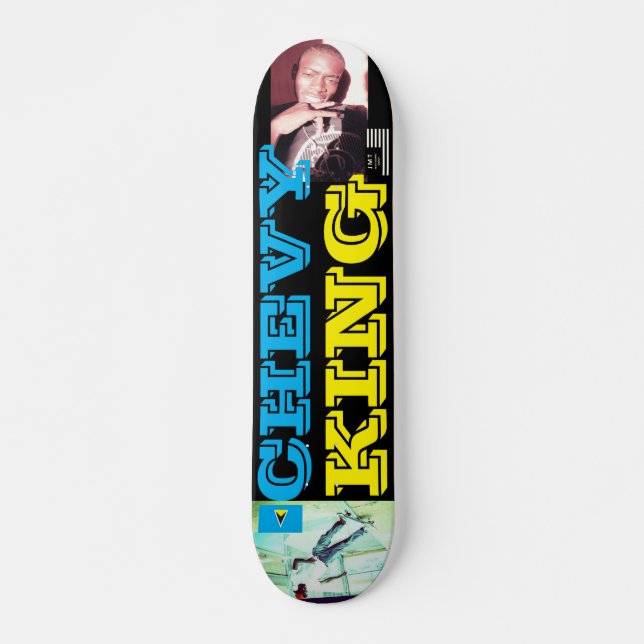 DECK DE SKATE CHEVY KING OFICIAL JMT 7 3/4" (Frente)