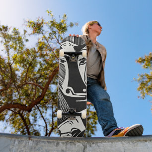 Deck de Skate Cow Woodcut Vintage Kirchner