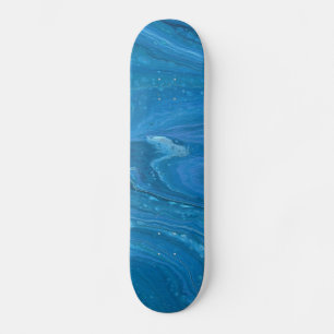 Deck de Skate Eagle Eye 3 Cool Blue Abstrato