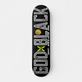 DECK DE SKATE GOD BLACK ZEEN 7 3/4"