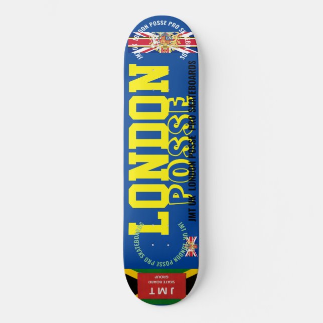 DECK DE SKATE LONDON POSSE  8 1/4" (Frente)