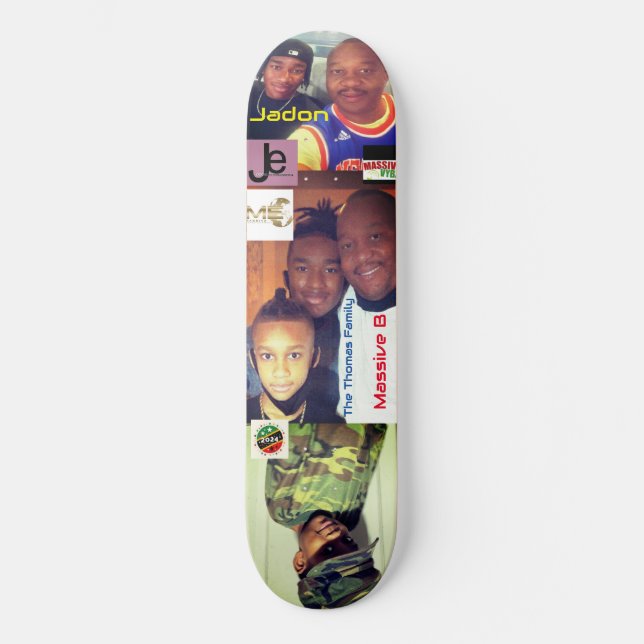 DECK DE SKATE MASSIVE B THOMAS FAMILY 8 1/4" (Frente)