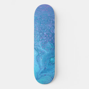 Deck de Skate Ocean Breeze 1 Azul Legal Abstrato