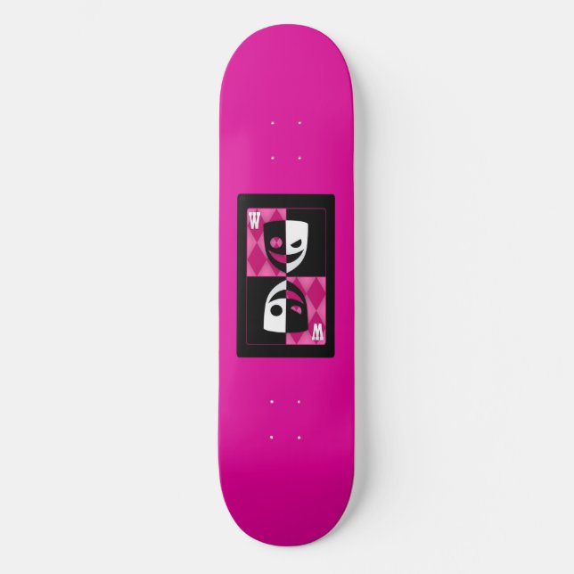 Deck de Skate Pink Wilcard (Frente)