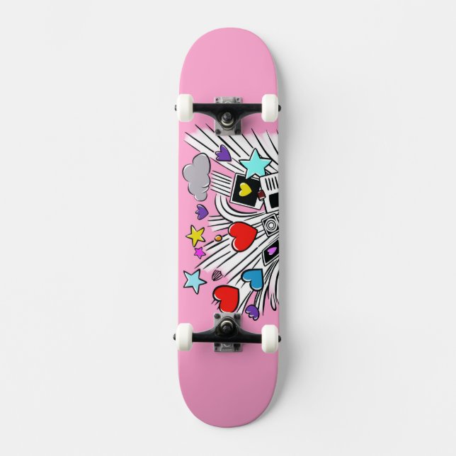 Deck de Skate Pop Explosion (Frente)
