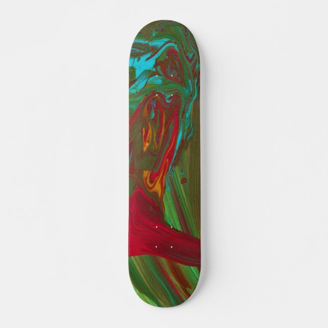 Deck de Skate Rags To Riches 1 Selvagem Abstrato (Frente)