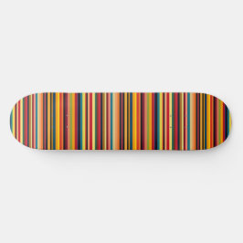 Deck de Skate Retro Multicolor Listrado