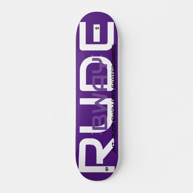 Deck de Skate RUDE BWAY  7 3/4" (Frente)