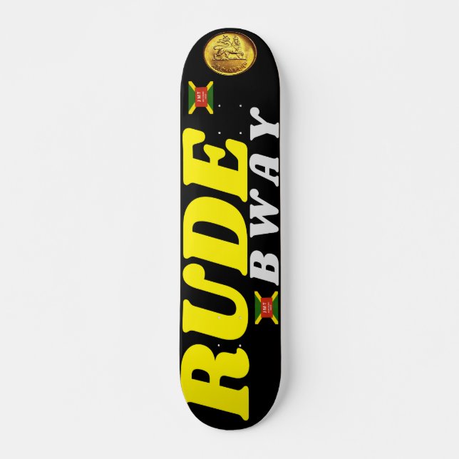 Deck de Skate RUDE BWAY  7 3/4" (Frente)