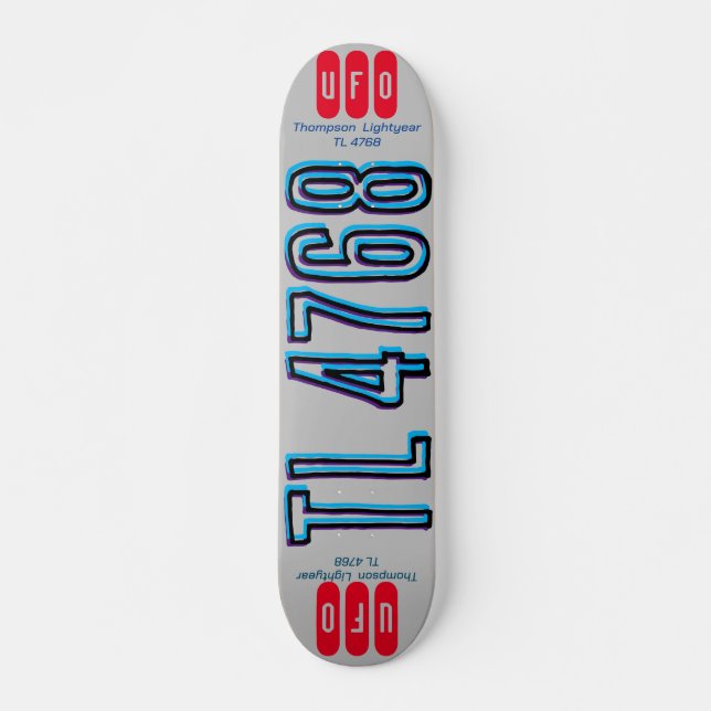 Deck de Skate UFO TL4768 7 3/4" (Frente)