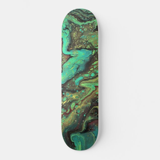 Deck de Skate Yakety 2 Bold Verde (Frente)