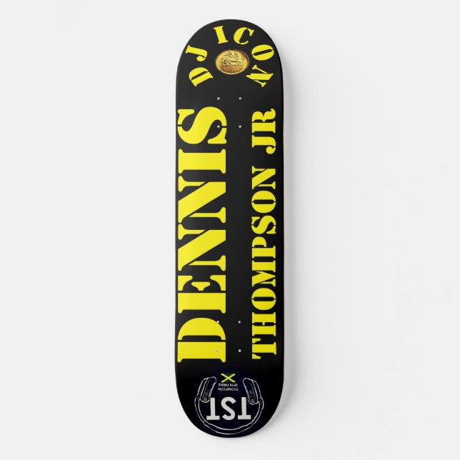 Deck de Skateboard 8 1/2" DJ ICON DENNIS THOMPSON  (Frente)