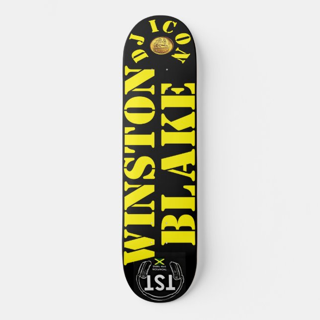 Deck de Skateboard DJ ICON WINSTON BLAKE 8 1/4" (Frente)