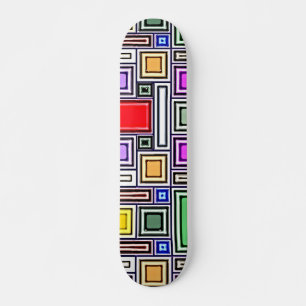 Deck do Skateboard de Arte Moderna