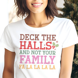 Deck Halls Engraçado Natal Da Família