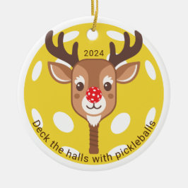 Deck the Halls com Ornamento de Picklebolas