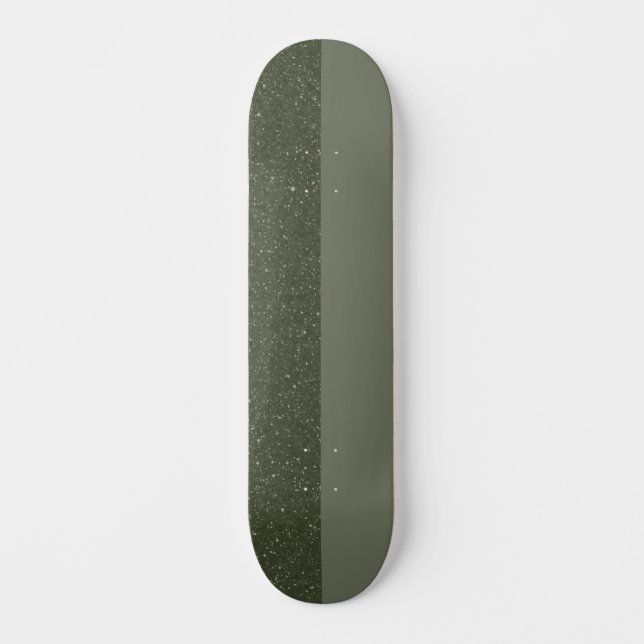 Deck Verde do skate de dois tons - personalizável (Frente)