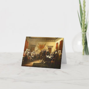 Declaração de Independência por Cartão de Nota de 