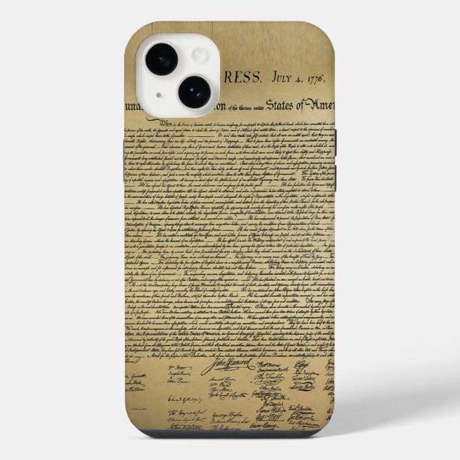 Declaração de Independência Vintage (Verso)