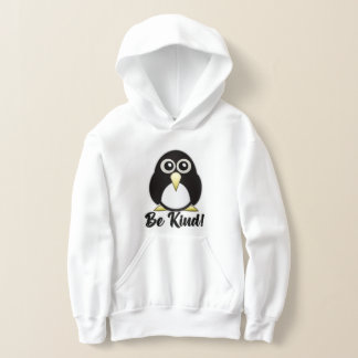 Declaração de pinguim/Hoodie de pulso de mensagens