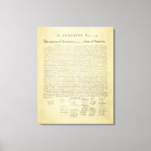 Declaração do impressão das canvas da