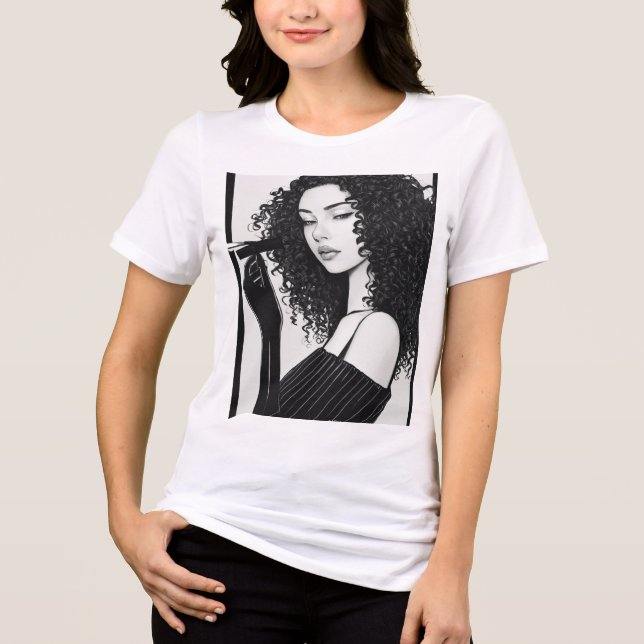 Declaração Negosa Camisa de Mulher - Saia em Comf (Frente)