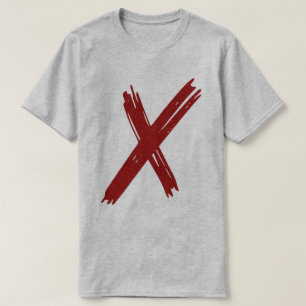 Declaração X Negrito - Camisa T Minimalista