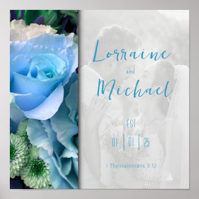 Declaration of Love Blue Picture Poster (Frente)