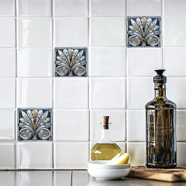 Deco Belo Vidro Negro Iridescente Dourado