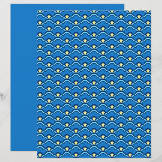 Deco Chinês Espalhaços, Ocean Blue e Indigo
