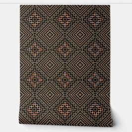 Deco Clássico Geométrico Voltor Brown & Black