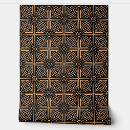 Deco Clássico Geométrico Voltor Brown & Black