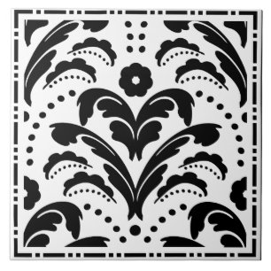 Deco de Arte Floral Branca e Preta