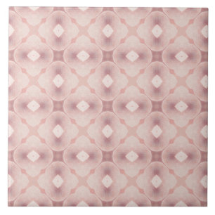 Deco de Arte Geométrica Rosa Vibrante Sem Olhos In