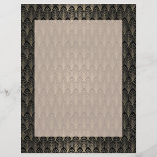 Deco de Arte Negra e Ouro