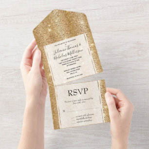 Deco de Glitter Dourado Amarelo
